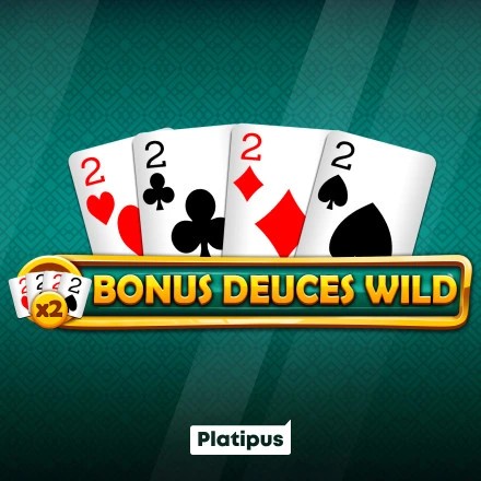 Bonus Deuces Wild slot visual from Platipus available on betico-casino.de