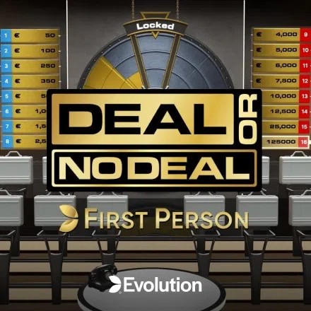 Enjoy First Person Deal or No Deal by Evolution – logo hosted on betico-casino.de