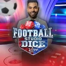 Football Studio Dice online game logo by Evolution on betico-casino.de
