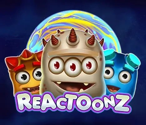 Reactoonz game by Play&#039;n GO – logo hosted on Betico Casino